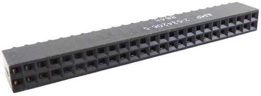 40 Pin Dual In Line (DIL) 2.54mm Female Header