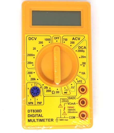 DT830D multimeter