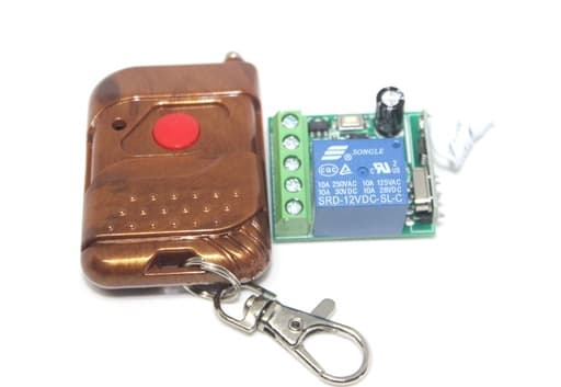 RF wireless remote with receiver and control board