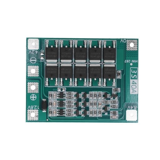 3S 12.6V 40A Lithium Battery Protection Board (BMS) – Enhanced Version