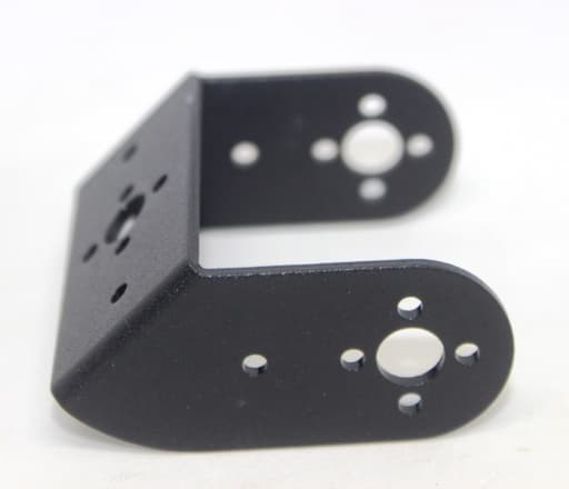 Oblique U shaped servo bracket