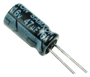 47uF 16V electrolytic capacitor