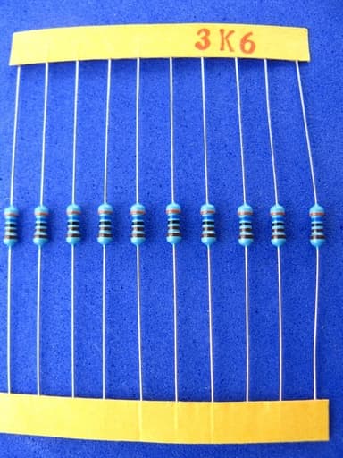 3.6KΩ 1/4W resistor