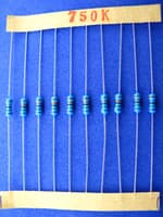 750KΩ 1/4W resistor