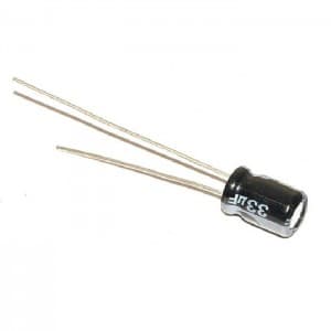 33uf  25V electrolytic capacitor