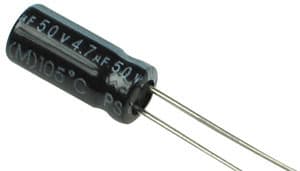4.7uf 50V electrolytic capacitor