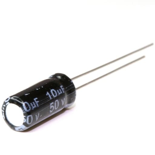 10uf 50V electrolytic capacitor