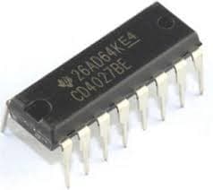 CD4027 dual JK master-slave trigger