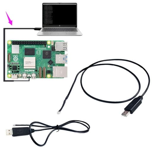 Raspberry Pi 5 UART Serial TTL to USB Port Debugging Cable