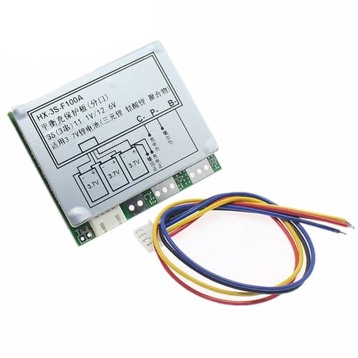 18650 100A 3S Lipo BMS protection board