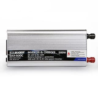 Suoer SAA-500C 500W 12V 220V Power Inverter with Charger