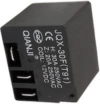 JQX-30F (T91) 12V DC 30A Power Relay – 4 Pin