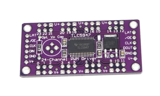 TLC5947 PWM LED driver module