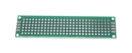 2cmx8cm double sided fiberglass PCB veroboard/stripboard