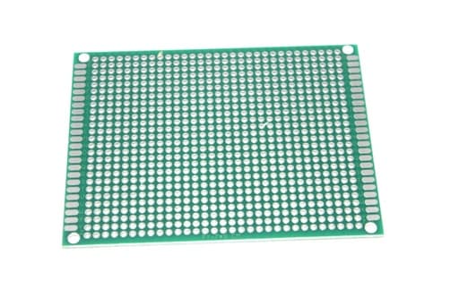 7cmx9cm double sided fiberglass PCB veroboard/stripboard