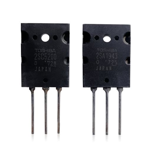2SA1943 2SC5200 power IC pair