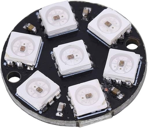 WS2812 5050 7 bit round RGB LED Magic color module