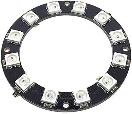 WS2812 5050 12 bit round RGB LED Magic color module