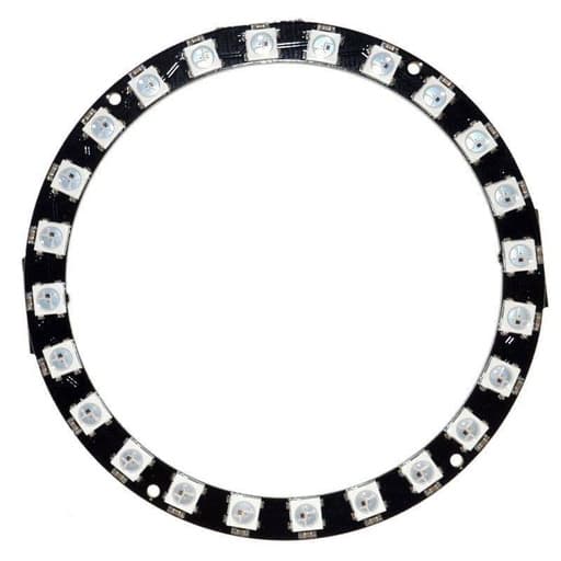 WS2812 5050 24 bit round RGB LED Magic color module