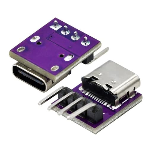 USB Type C female test board