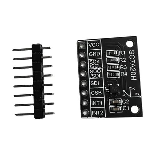 SC7A20H 3 axis Gravity, Acceleration and tilt angle sensor
