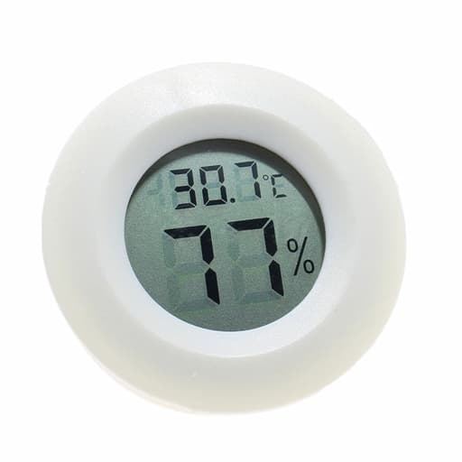 Round Temperature and Humidity display sensor
