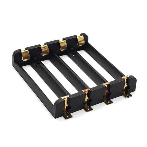PCB SMD 18650 battery holder 4 slot