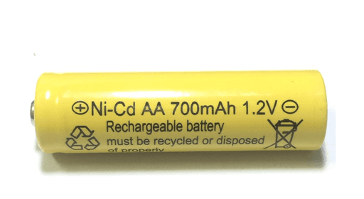 1.2V AA 700mAh Ni-Cd Rechargeable Battery
