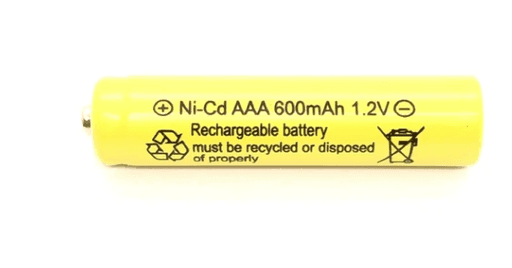 Ni-Cd AAA 600mAh 1.2V rechargeable battery